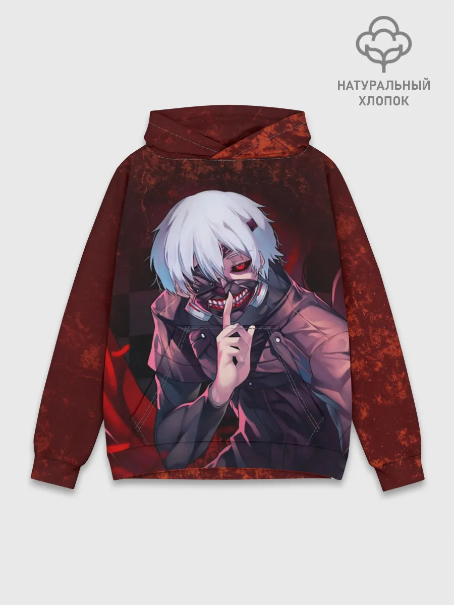 Худи мужской база хлопок / Токийский Гуль