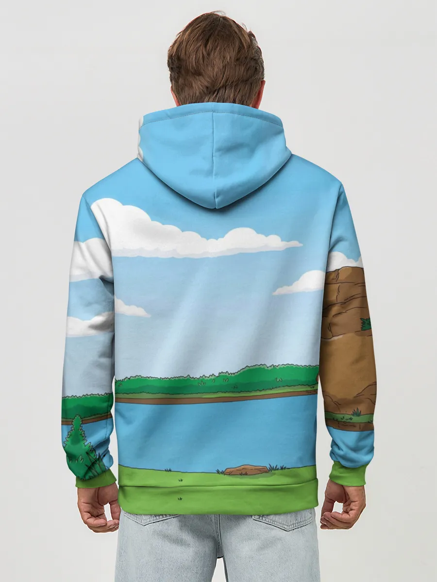 Худи мужской база хлопок / The simpsons