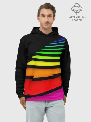 Худи мужской база хлопок / Лестница