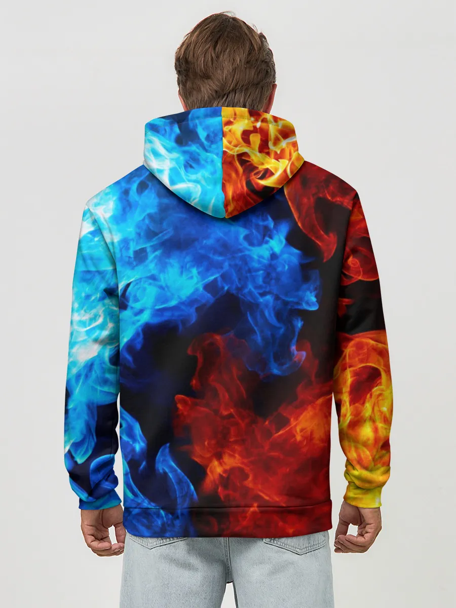 Худи мужской база хлопок / Битва огней