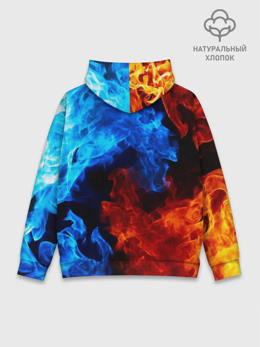 Худи мужской база хлопок / Битва огней