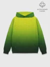 Худи мужской база хлопок / Зелёная текстура