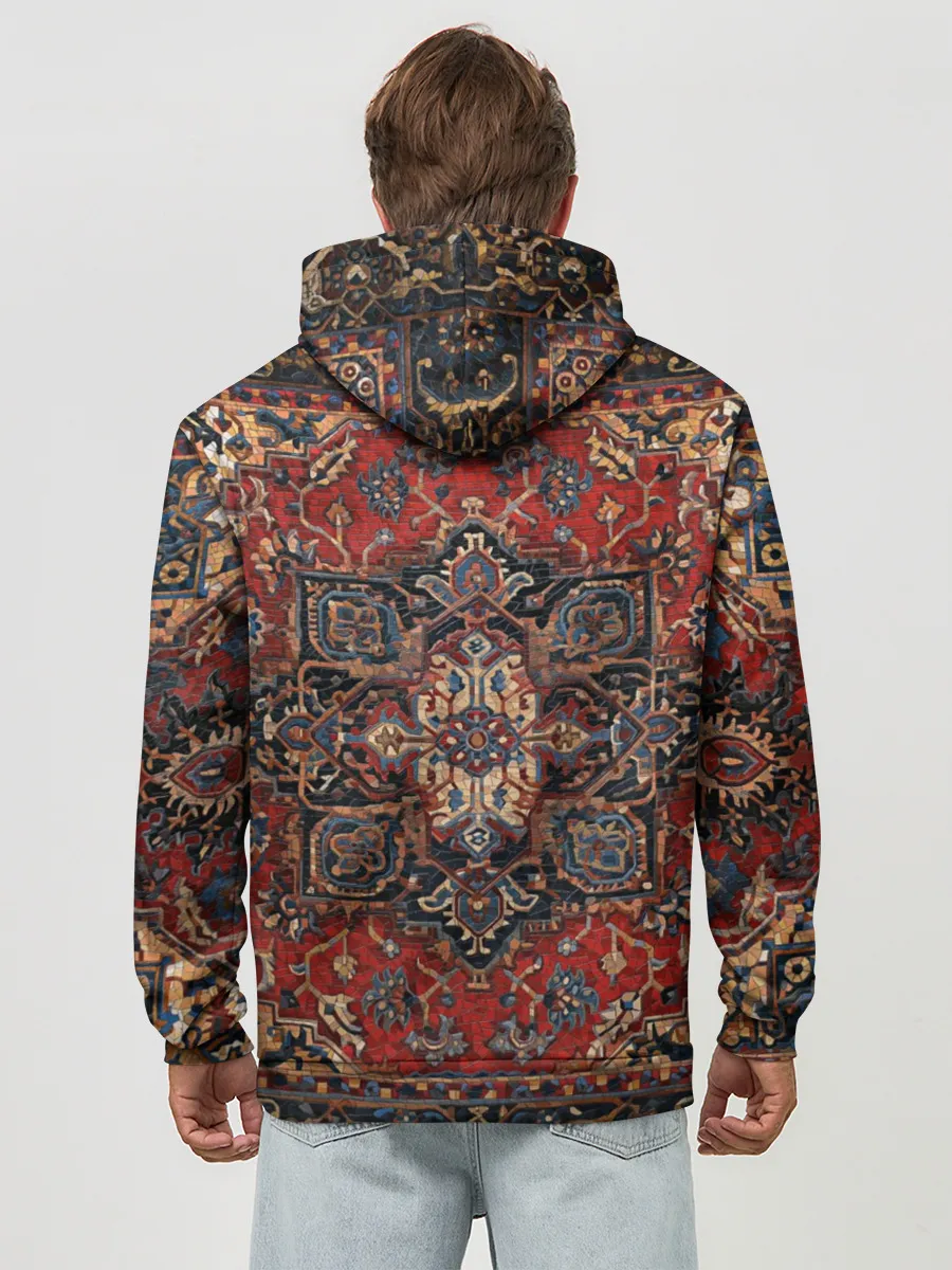 Худи мужской база хлопок / Красивый ковер