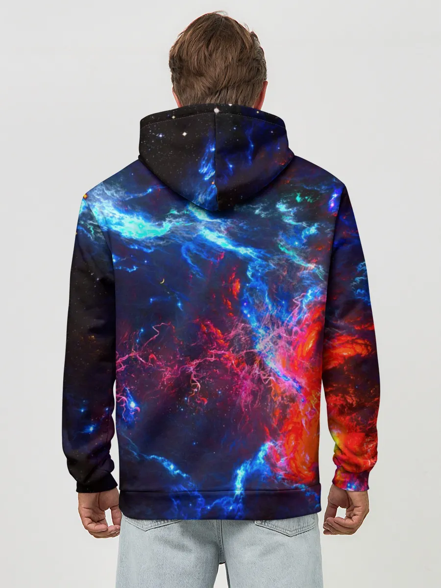 Худи мужской база хлопок / Космос