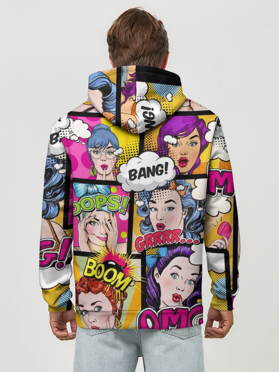 Худи мужской база хлопок / POP ART