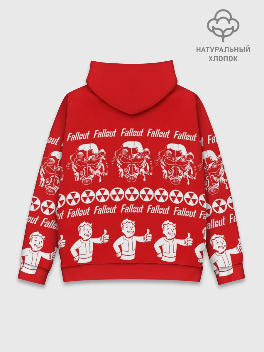 Худи мужской база хлопок / Fallout свитер