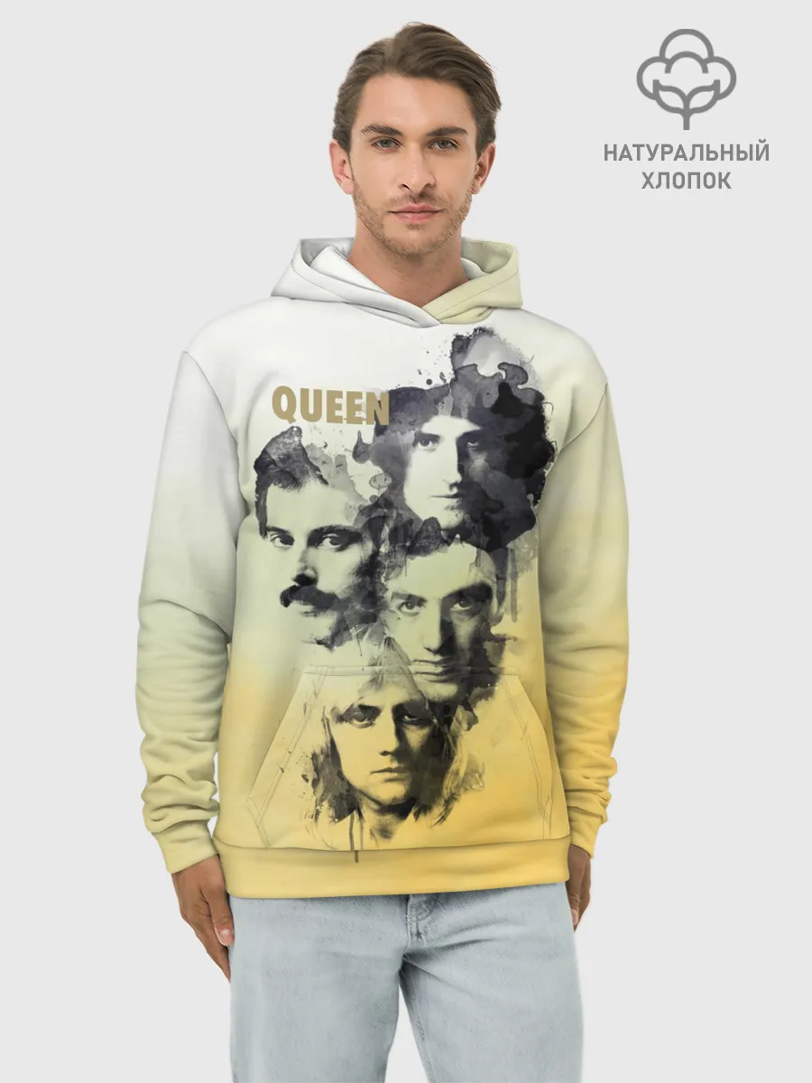 Худи мужской база хлопок / Queen группа