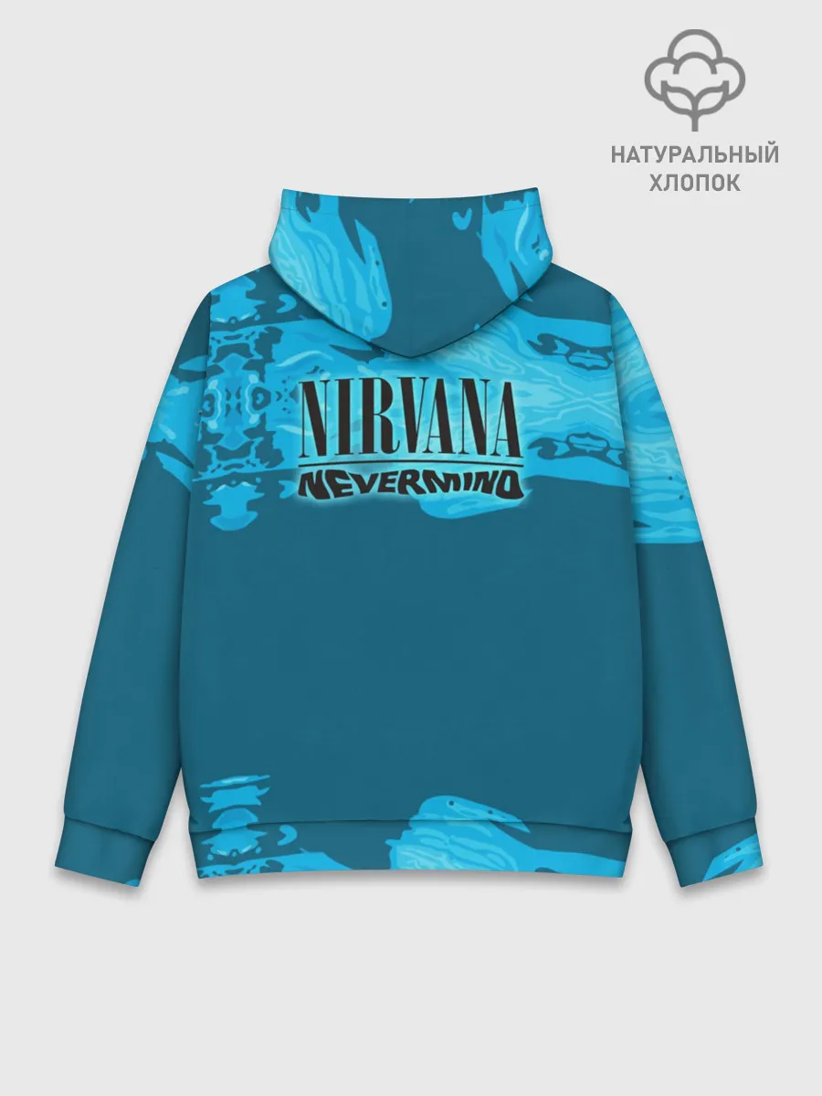 Худи мужской база хлопок / Nirvana & Simpson