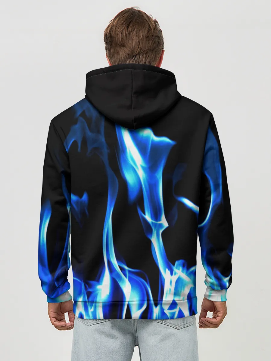 Худи мужской база хлопок / Огонь