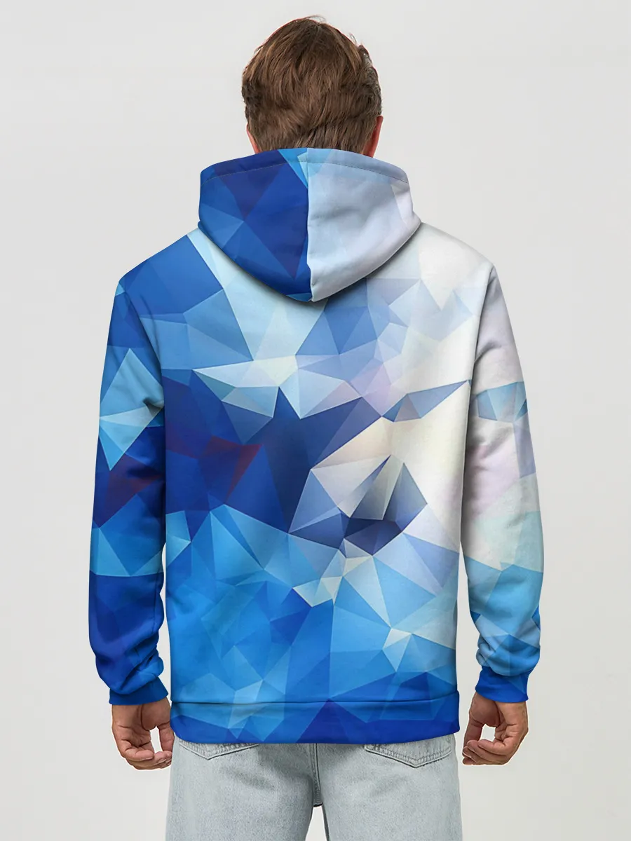 Худи мужской база хлопок / Абстракция