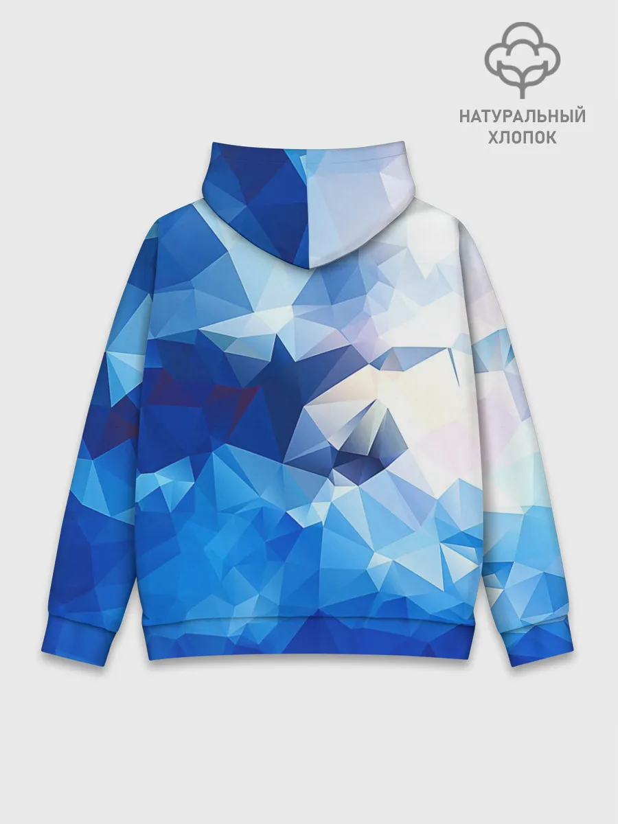 Худи мужской база хлопок / Абстракция