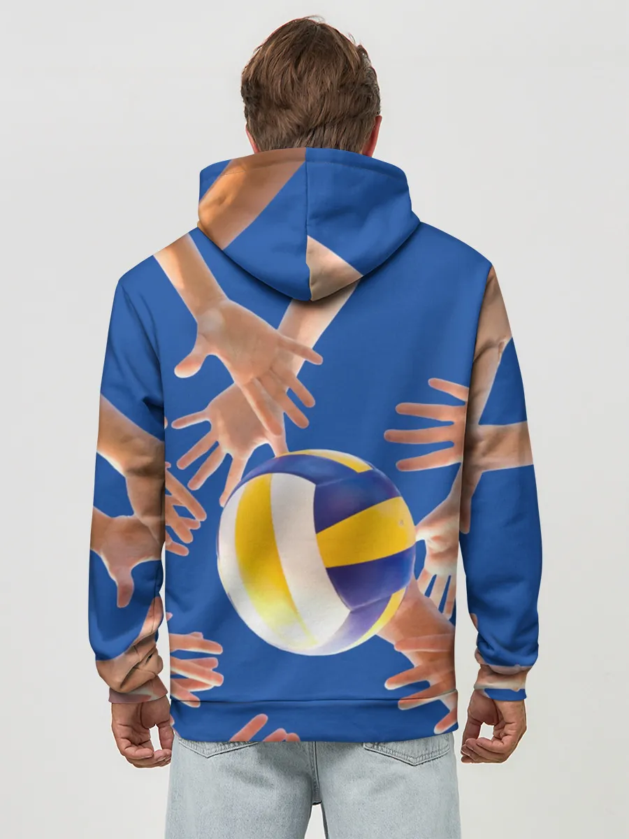 Худи мужской база хлопок / Волейбол 24