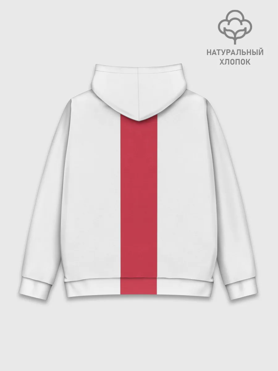 Худи мужской база хлопок / Сборная Польша