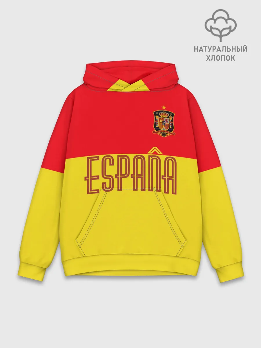 Худи мужской база хлопок / Сборная Испании по футболу