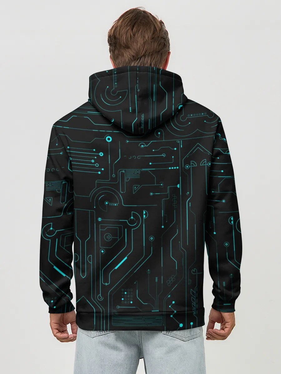 Худи мужской база хлопок / Hi-Tech