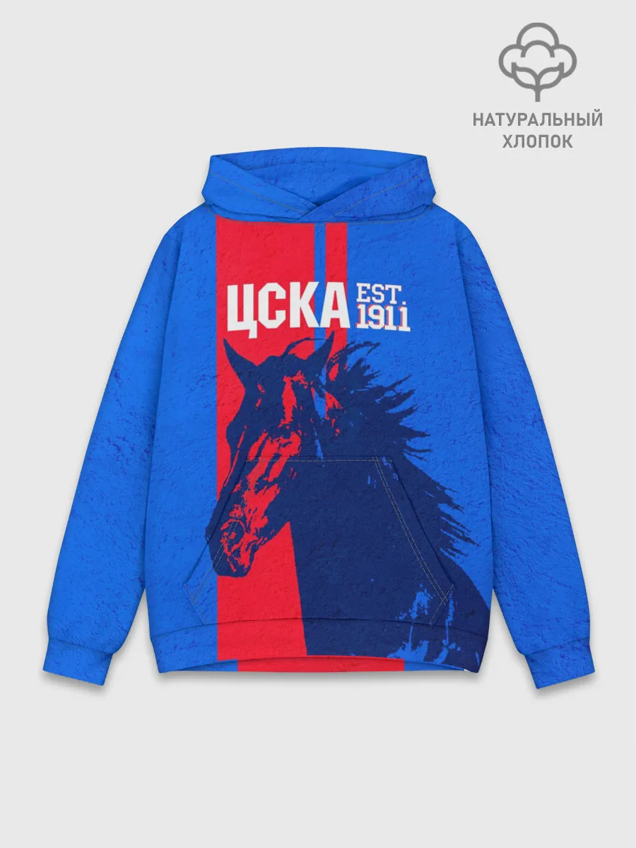 Худи мужской база хлопок / ЦСКА ФК