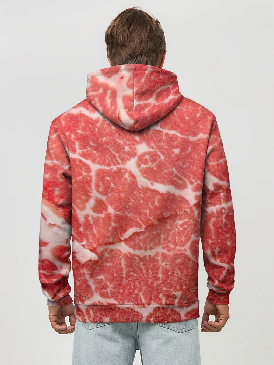 Худи мужской база хлопок / Кусок мяса