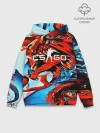 Худи мужской база хлопок / CS GO Hyper Beast