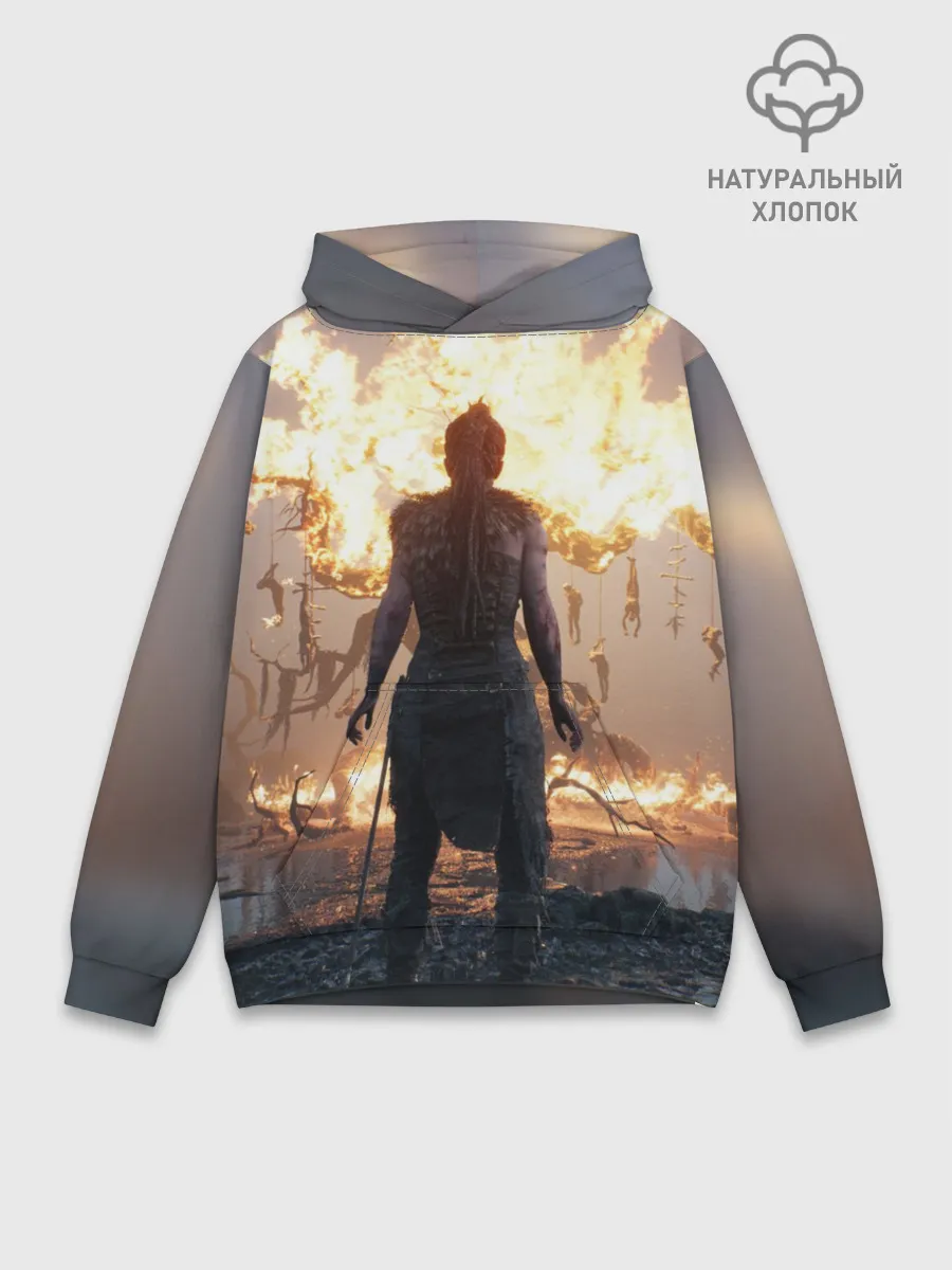 Худи мужской база хлопок / HellBlade