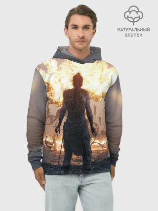 Худи мужской база хлопок / HellBlade