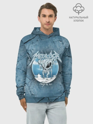 Худи мужской база хлопок / Metallica, freeze em all