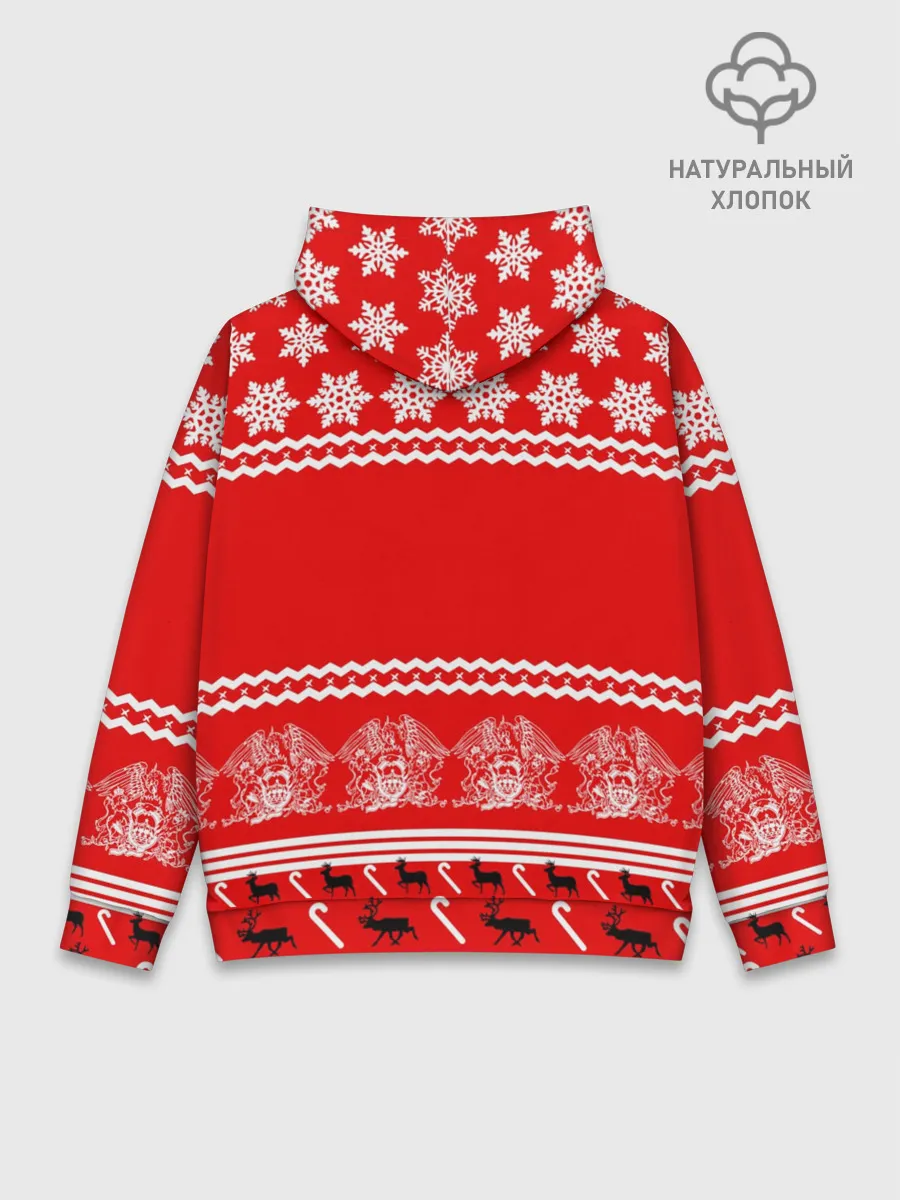 Худи мужской база хлопок / Праздничный Queen