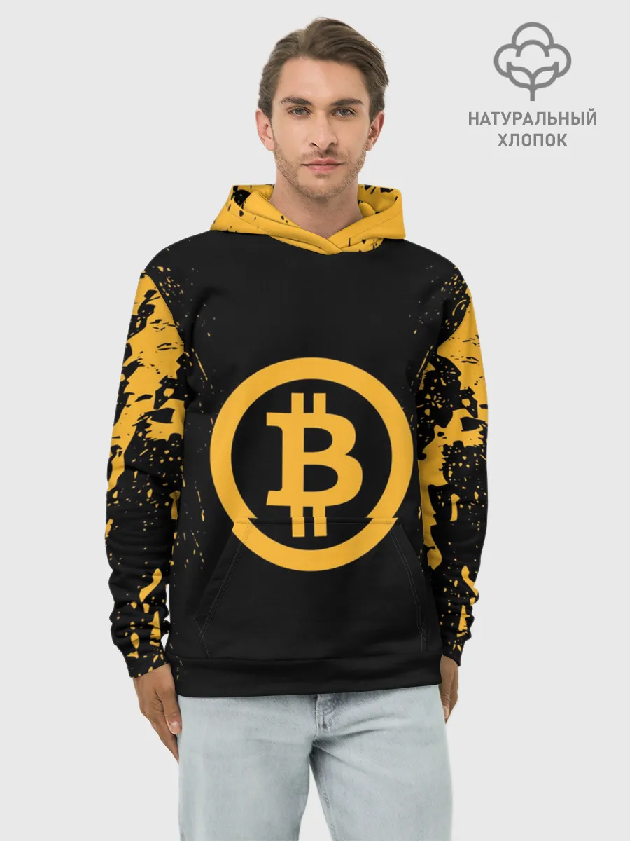 Худи мужской база хлопок / БИТКОИН | BITCOIN