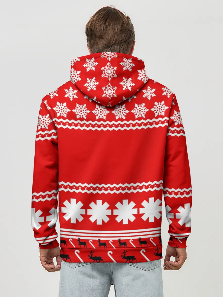 Худи мужской база хлопок / Праздничный RHCP