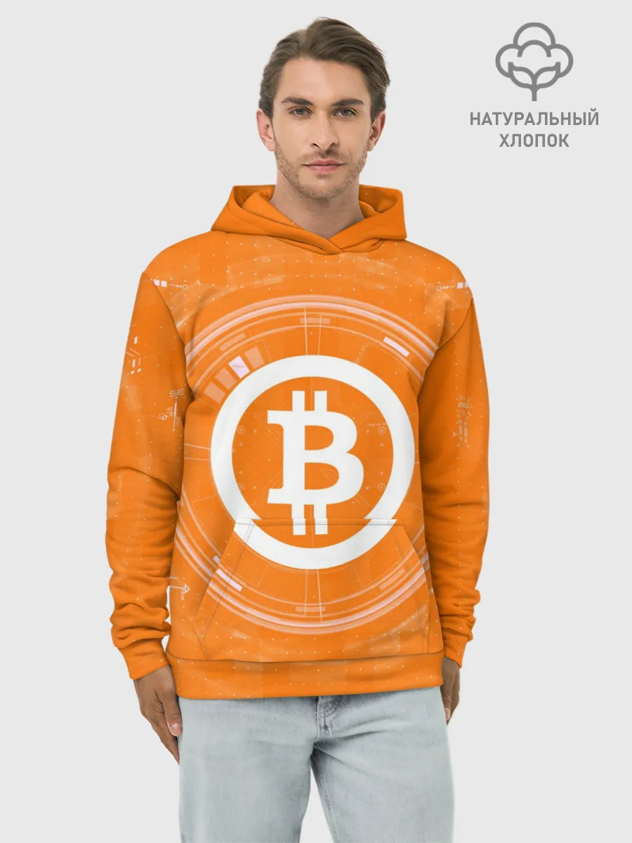 Худи мужской база хлопок / БИТКОИН | BITCOIN