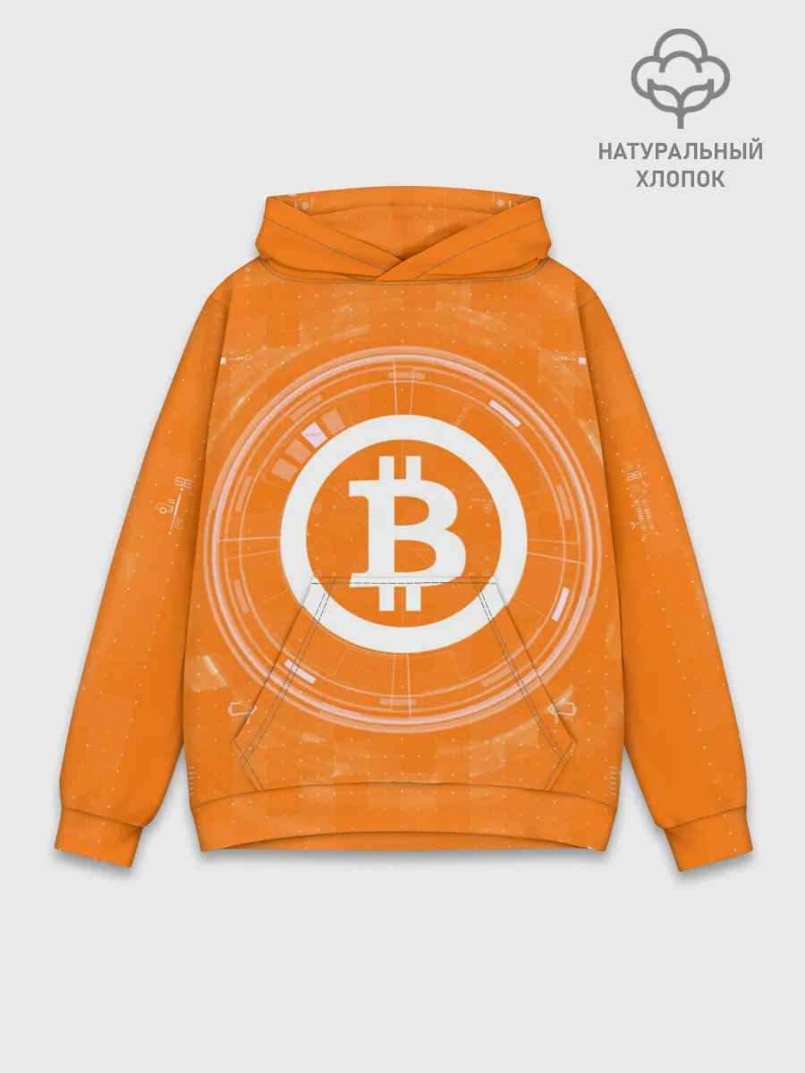Худи мужской база хлопок / БИТКОИН | BITCOIN