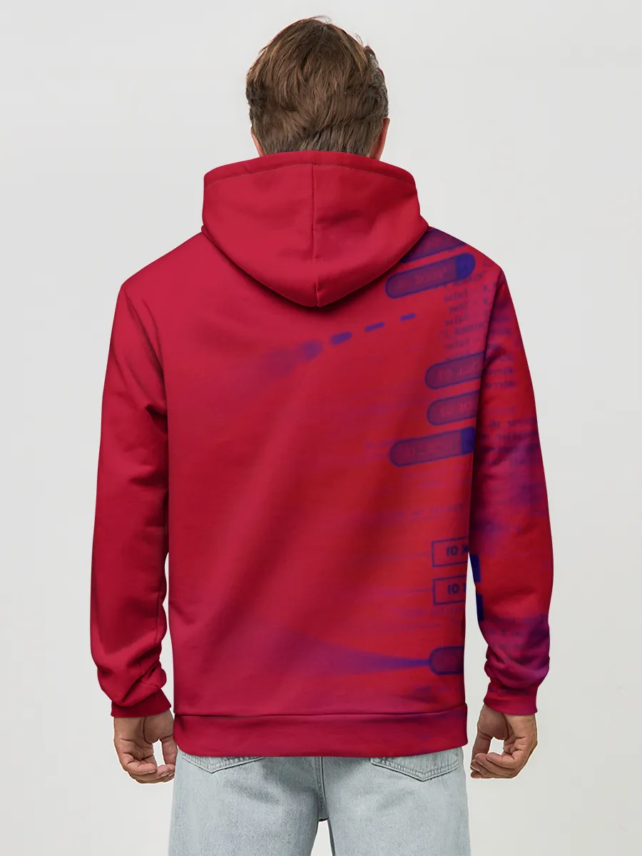 Худи мужской база хлопок / Watch Dogs hacker collection