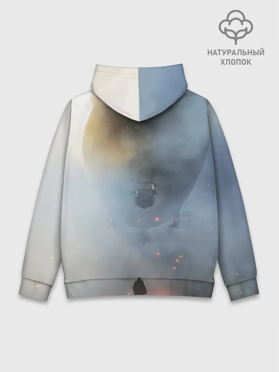 Худи мужской база хлопок / Battlefield 1