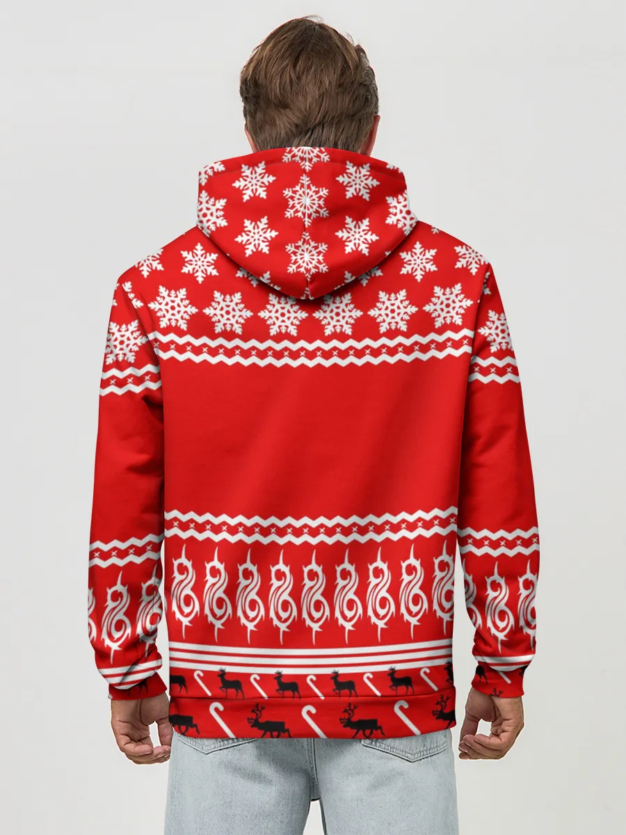 Худи мужской база хлопок / Праздничный Slipknot