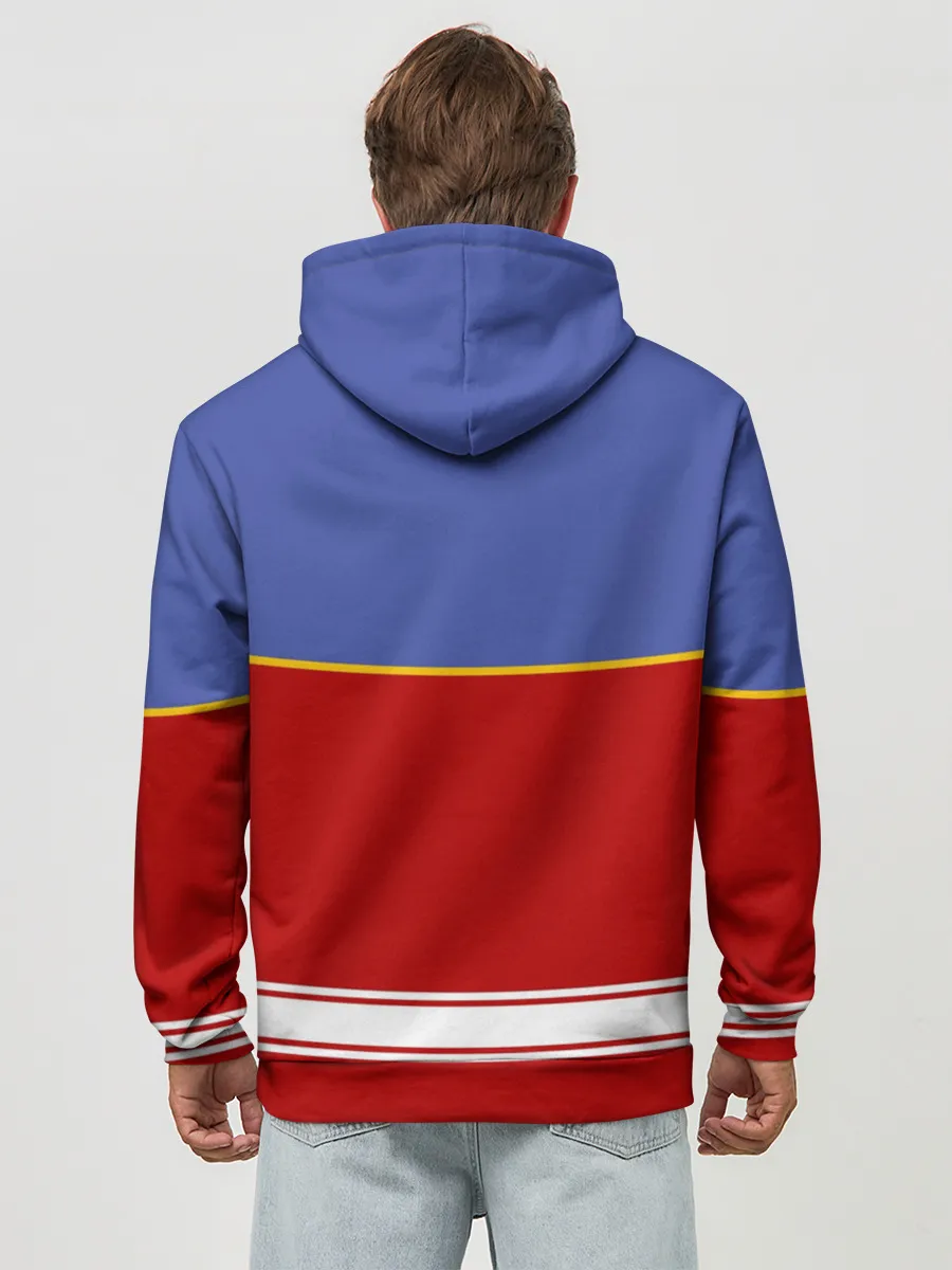 Худи мужской база хлопок / Хоккеист Олег