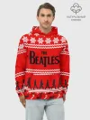 Худи мужской база хлопок / Праздничный The Beatles