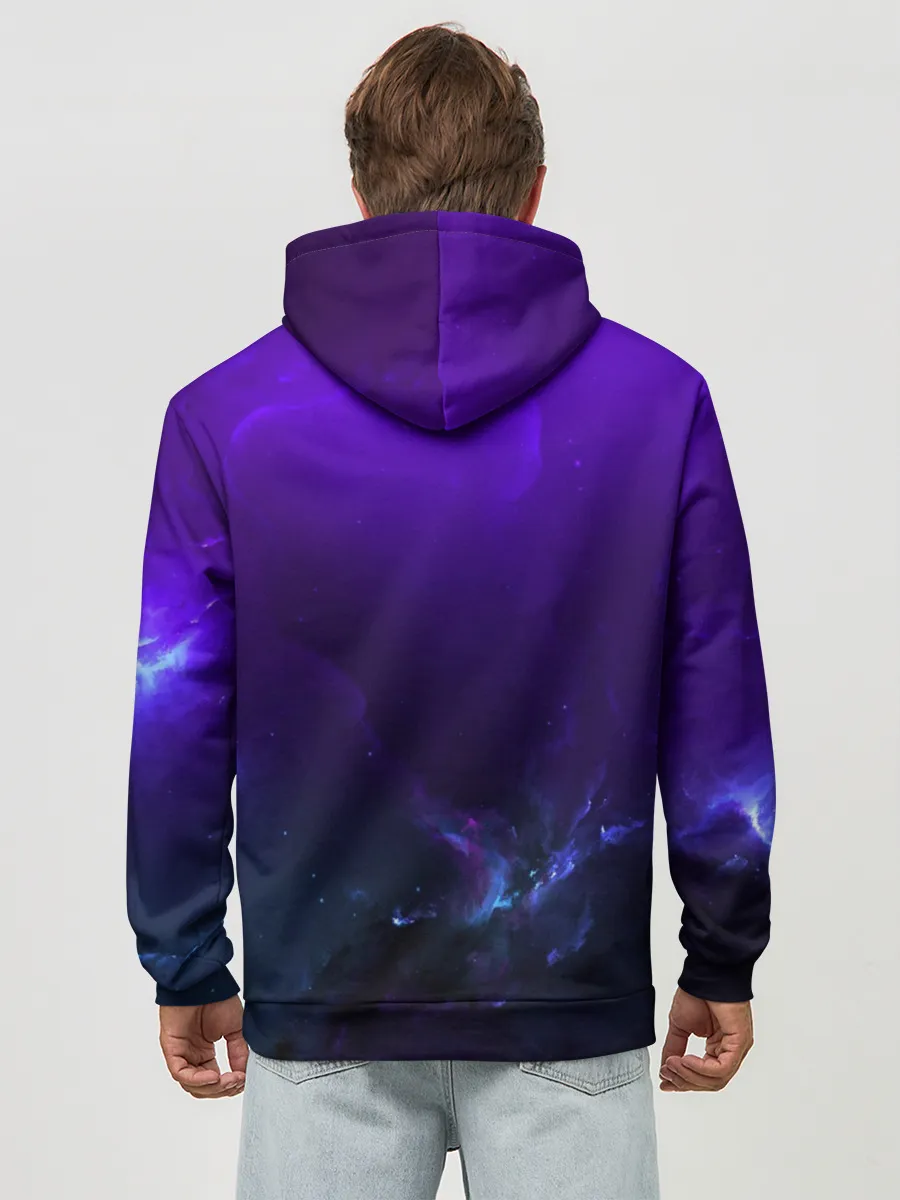 Худи мужской база хлопок / Alan Walker SPACE COLLECTION