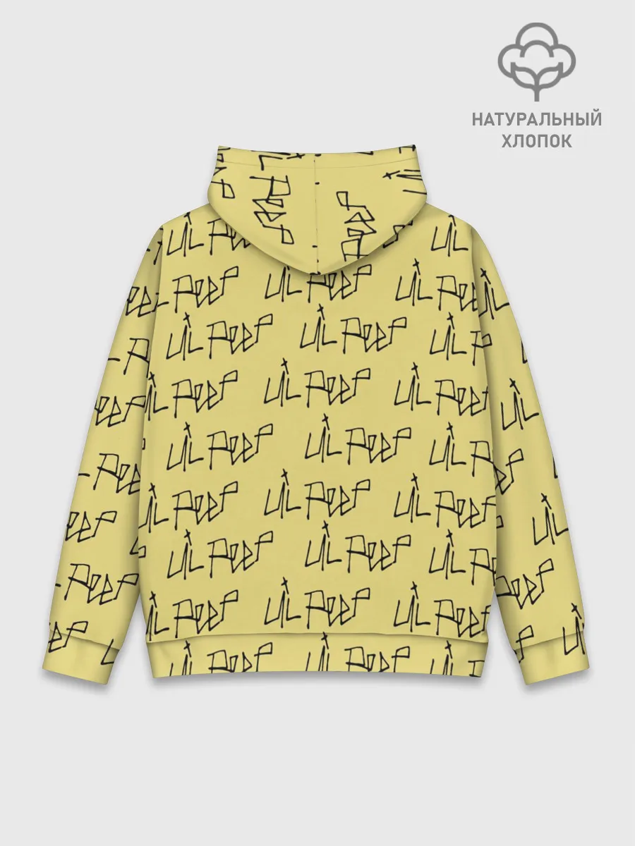 Худи мужской база хлопок / LiL PEEP Pattern