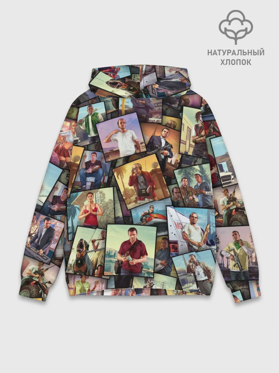 Худи мужской база хлопок / GTA
