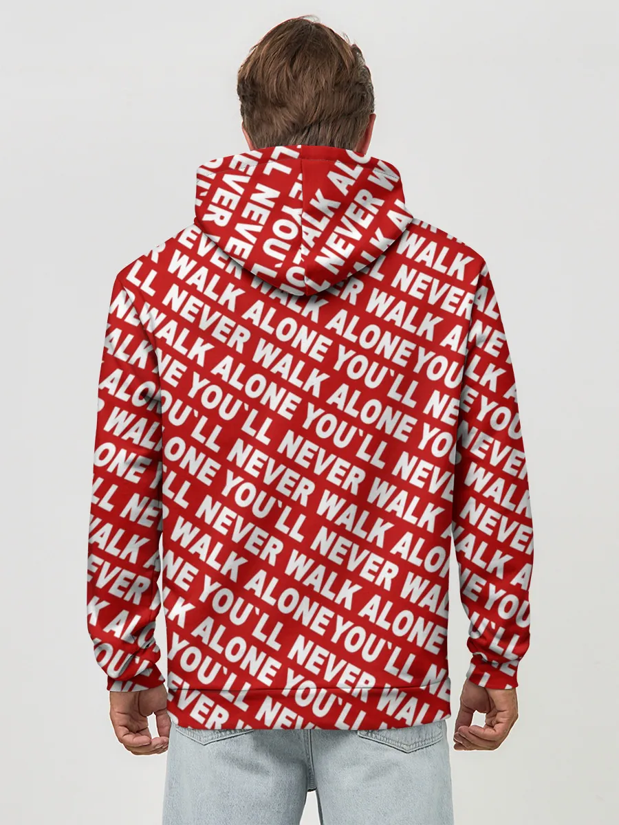 Худи мужской база хлопок / YNWA красный