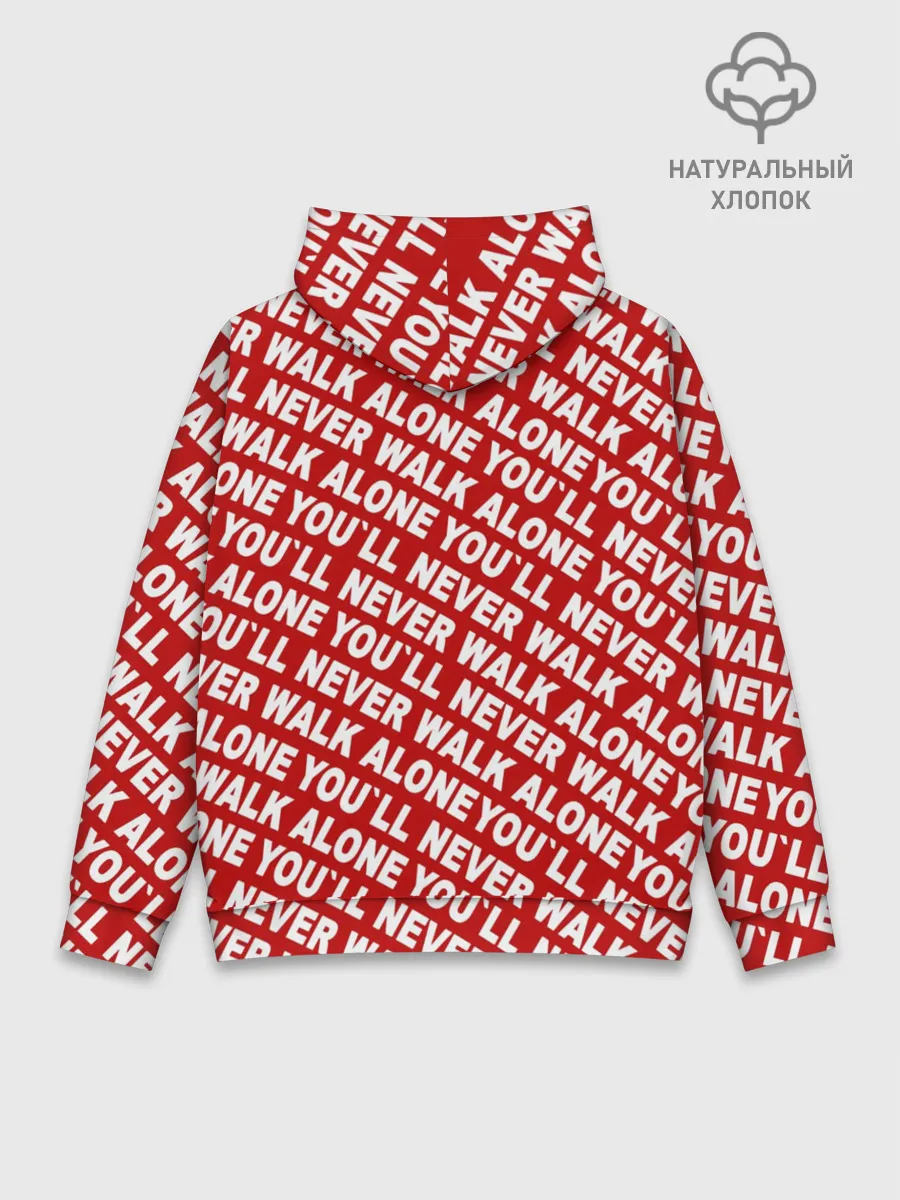 Худи мужской база хлопок / YNWA красный