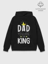 Худи мужской база хлопок / Папа король