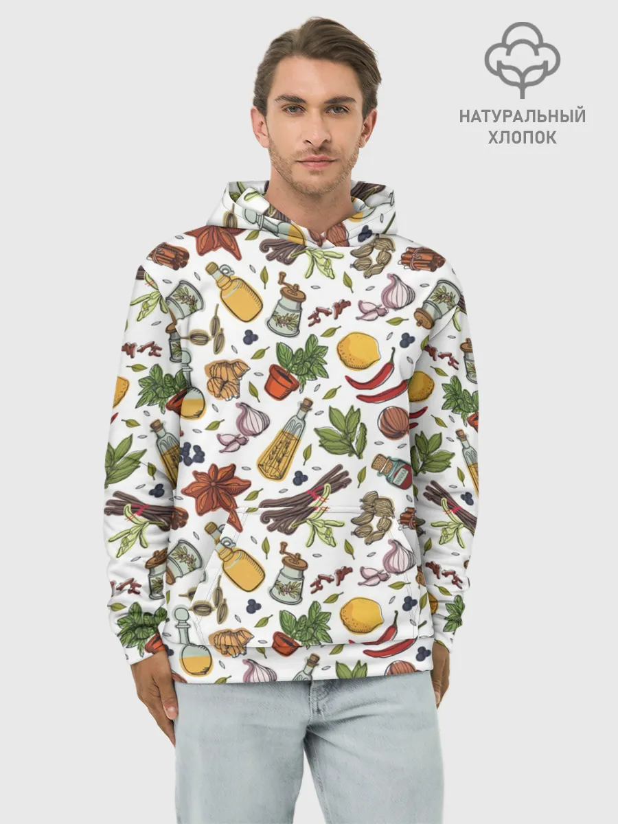 Худи мужской база хлопок / Шеф 2