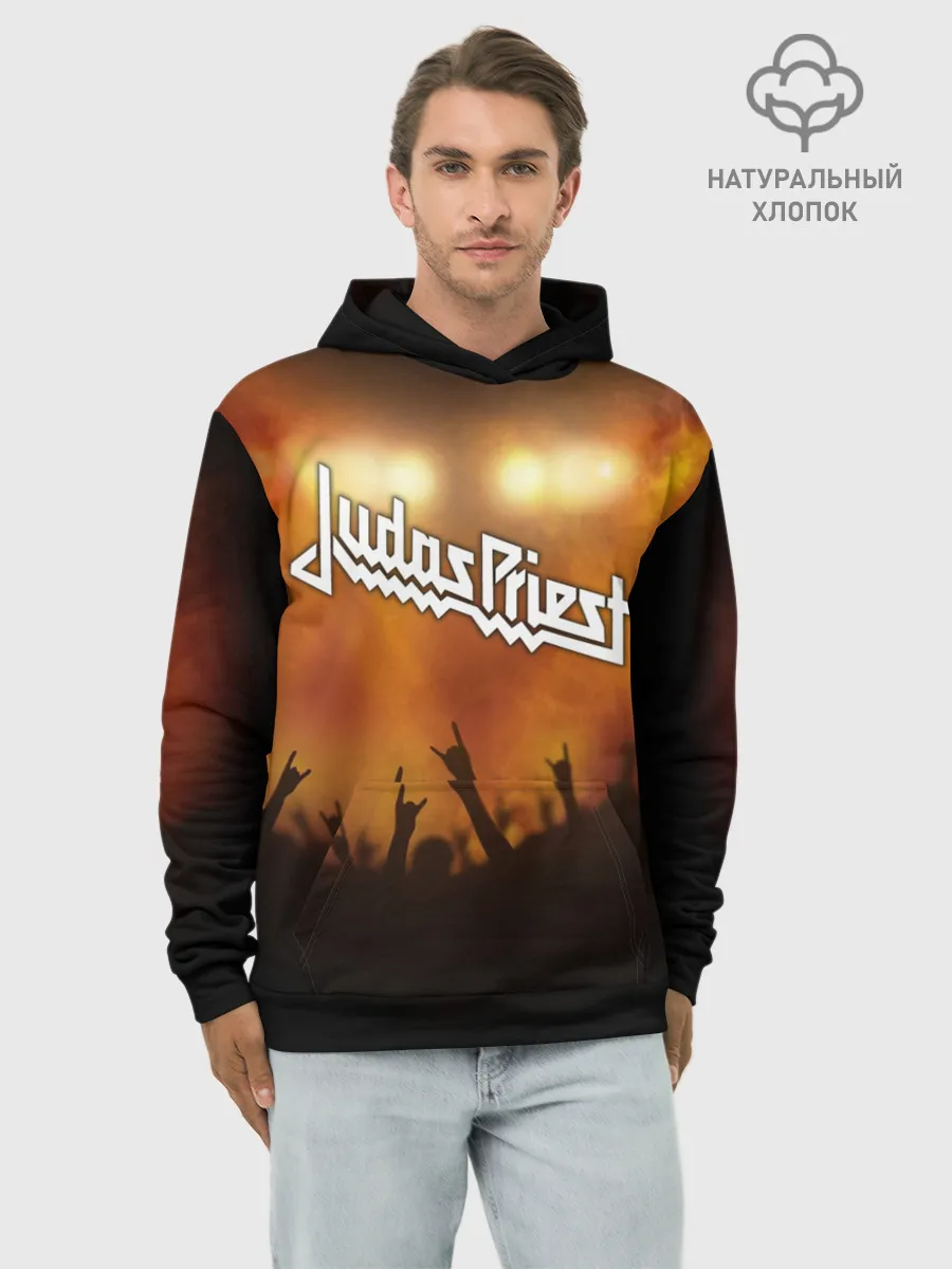 Худи мужской база хлопок / Judas Priest