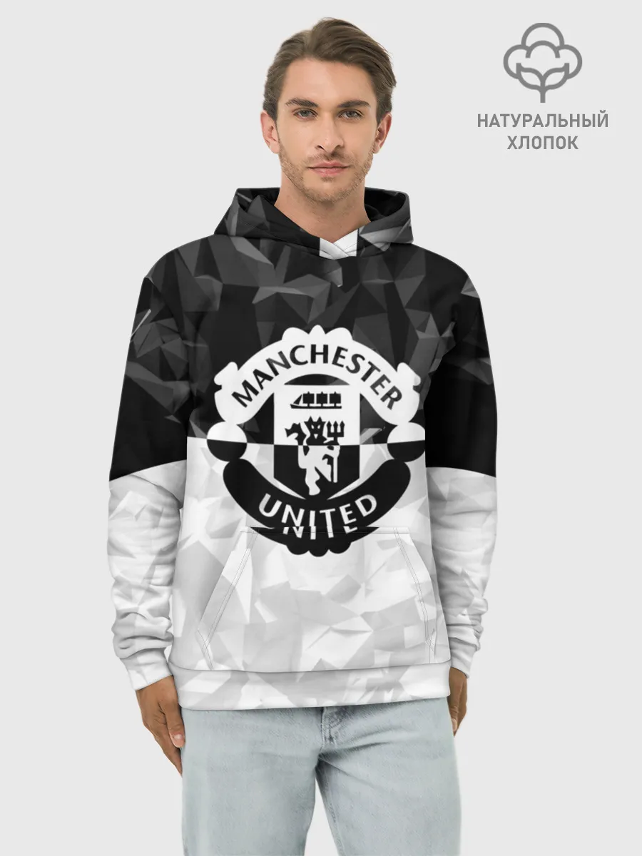 Худи мужской база хлопок / МАНЧЕСТЕР ЮНАЙТЕД | FCMU | MANCHESTER UNITED
