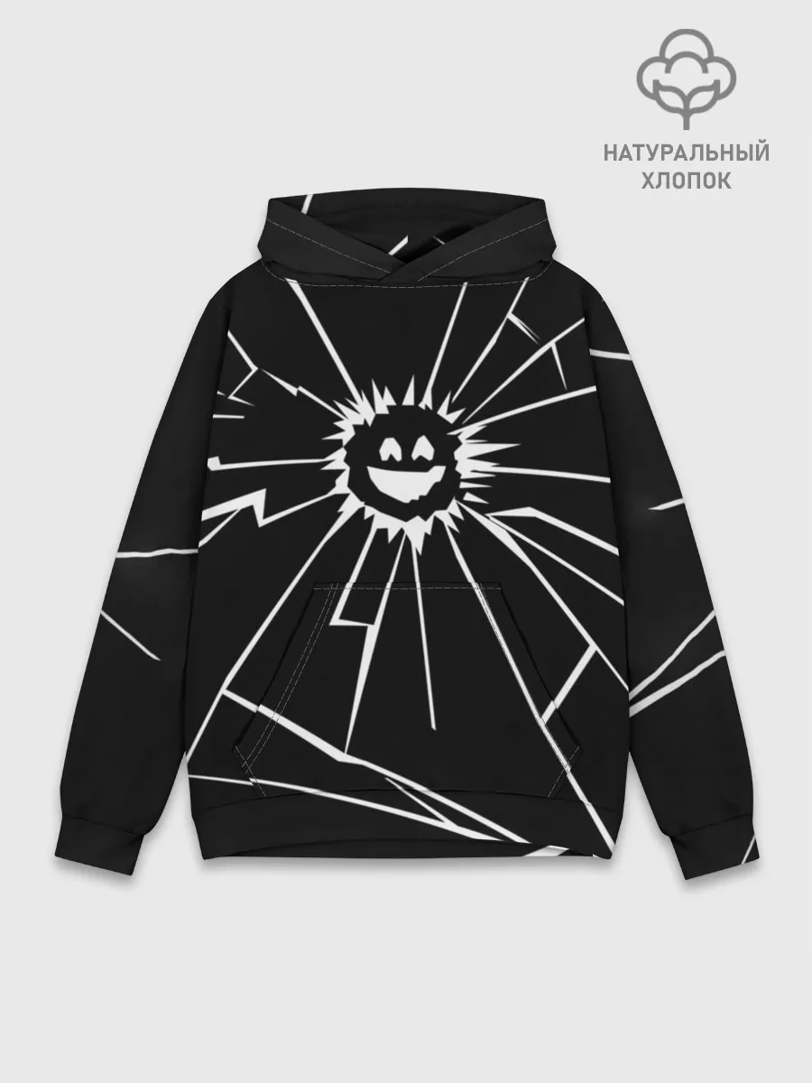 Худи мужской база хлопок / Черное Зеркало