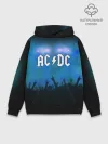 Худи мужской база хлопок / AC/DC