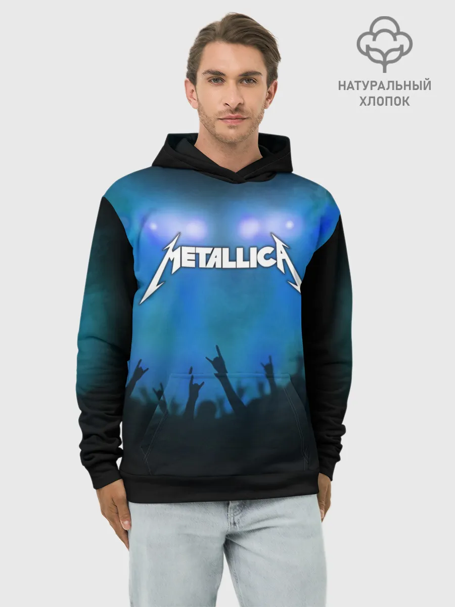 Худи мужской база хлопок / Metallica