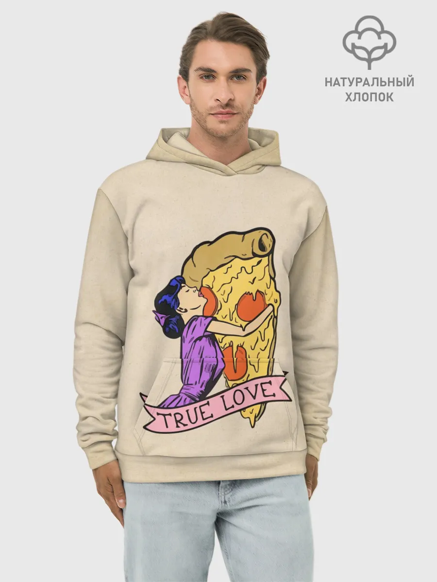 Худи мужской база хлопок / Настоящая любовь