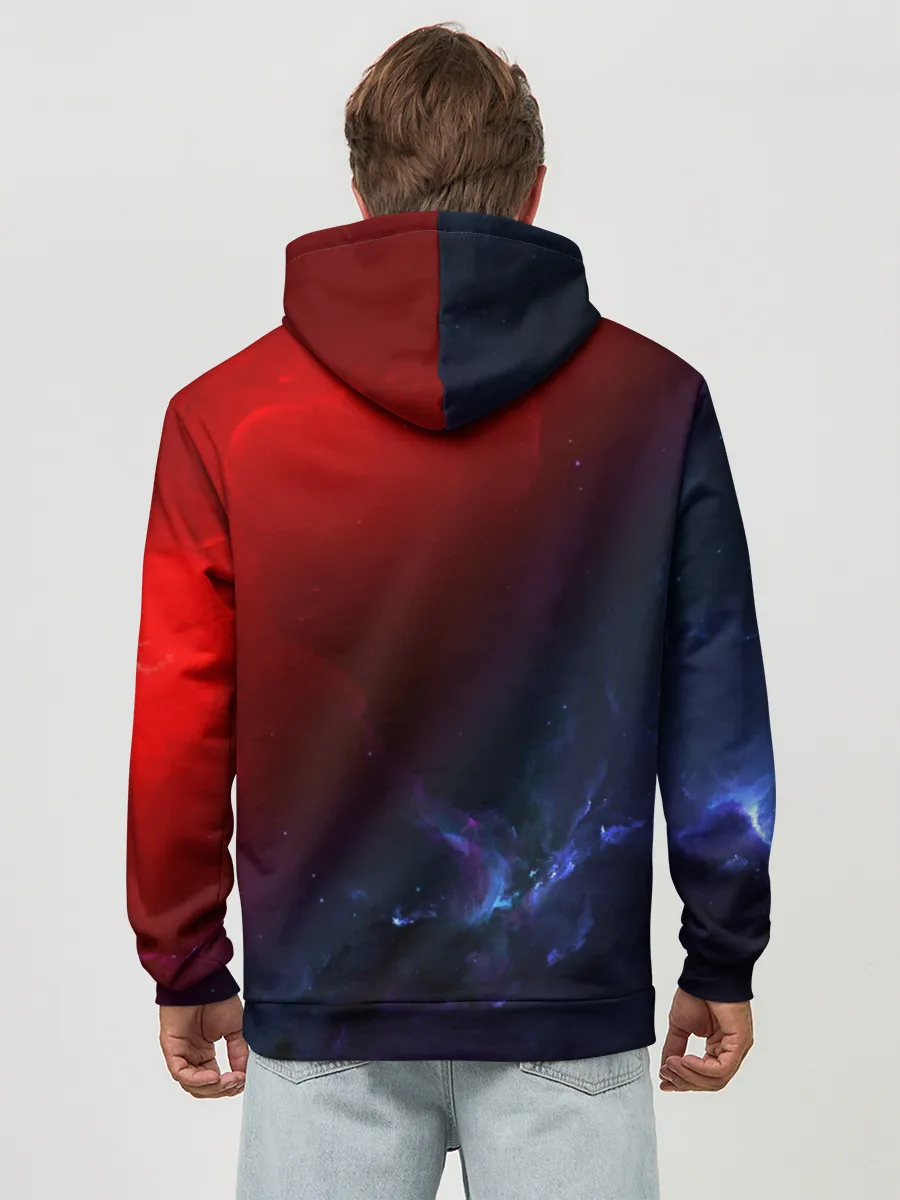 Худи мужской база хлопок / Кит