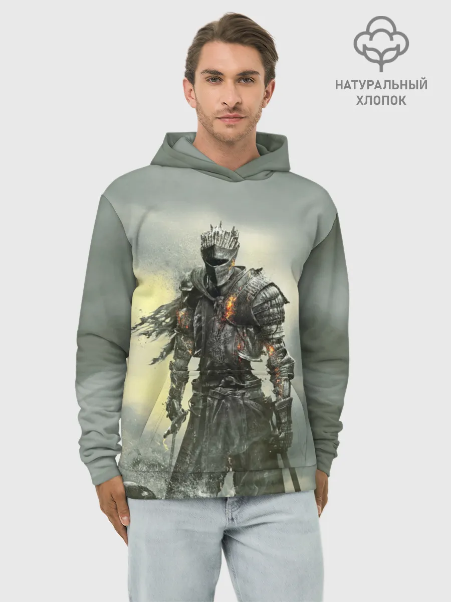 Худи мужской база хлопок / Dark Souls
